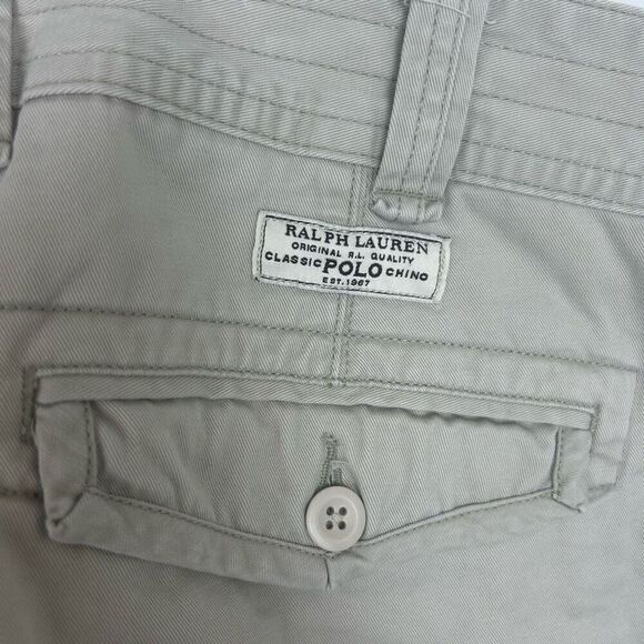 Polo Ralph Lauren Classic Chino Cargo Shorts Men's Size 56B Big Khaki Tan gorpec - Picture 7 of 12
